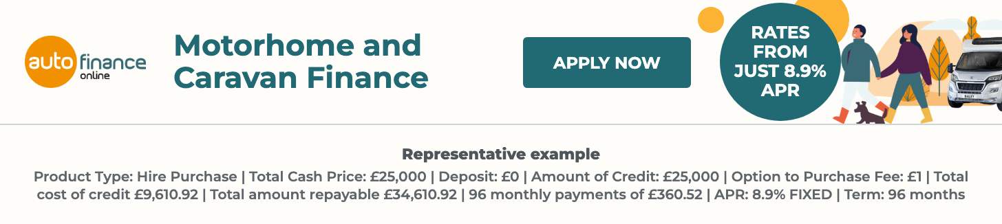 Caravan Finance via Stewart Longton Caravans