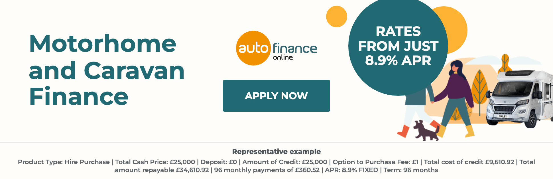 Caravan Finance via Stewart Longton Caravans