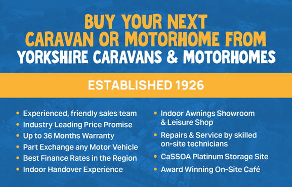 Buy your next caravan or motorhome from Yorkshire caravans and motorhomes